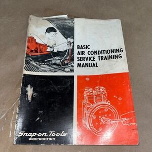 1983 Automotive Basic Air Conditioning Service Training Manual Snap‎ on Tools
